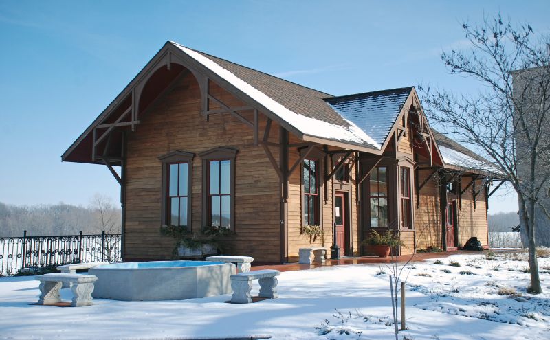 Faux Wood Siding Installation